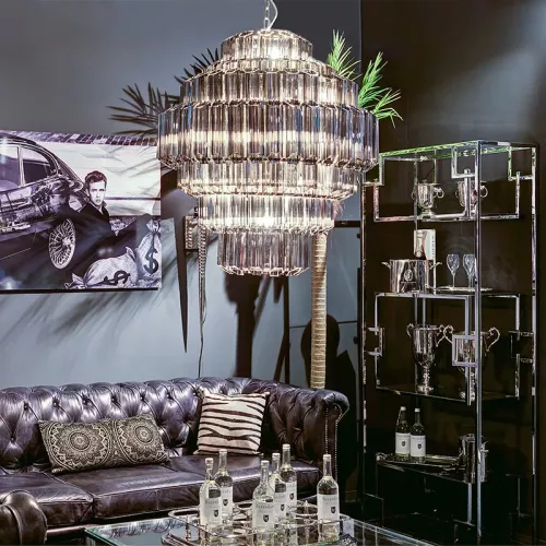 Payaa Deckenleuchte Castelli Large 80x80x93cm Rauchglas (114590)