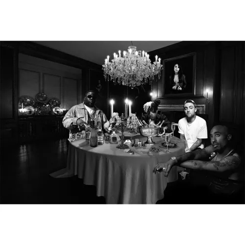 Rapper Wiedersehen 80x120x2cm biggie, 2pac, eminem