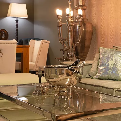 Payaa Champagner Eimer 39x39x21cm mit Harz Griffe (111603)