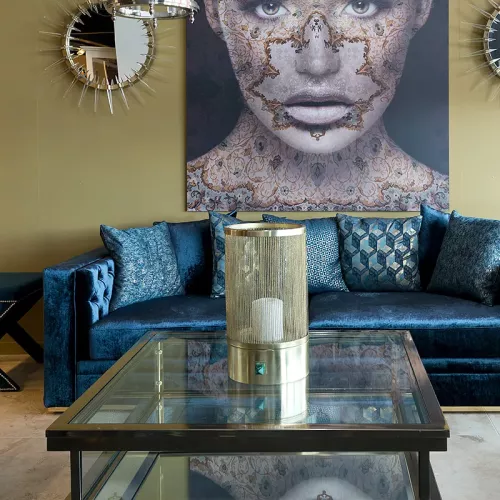 Payaa Laterne Maliah 29x26x44cm gold (112559)