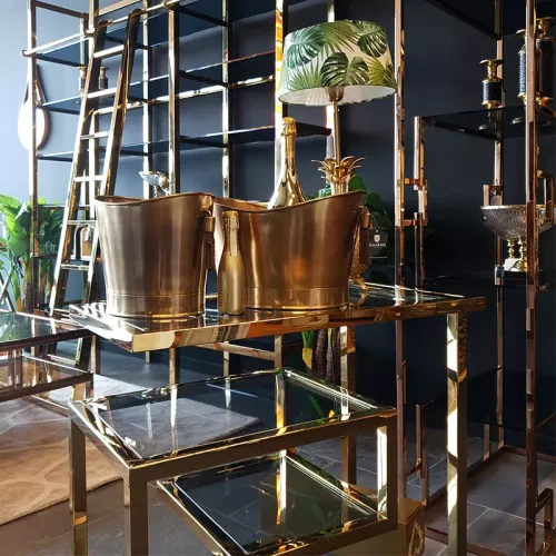 Payaa Weinkühler 26x21x24cm Bronze (112557)