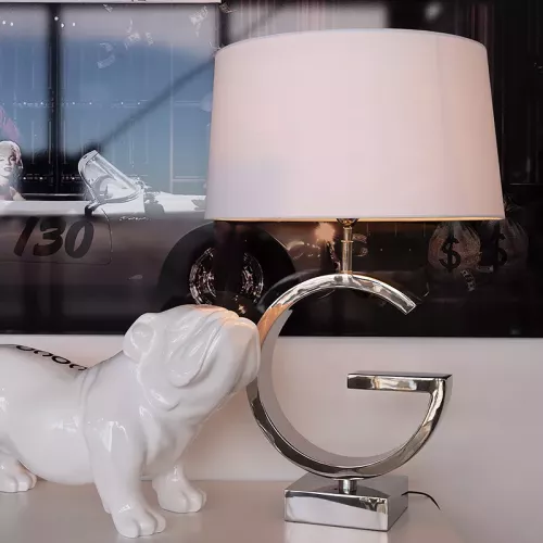 Payaa Tischleuchte 18x18x56cm Inkl. weiße Kapuze (111045)