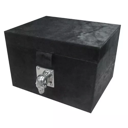 Box 37x30x25cm (Schwarzes Haar mit Totenkopf)