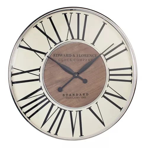 Wanduhr 62x6x62cm (Holzlaminat)