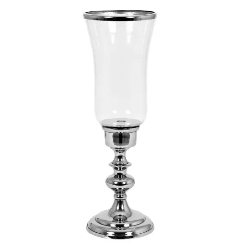 Laterne Fernando 17x17x54cm silber