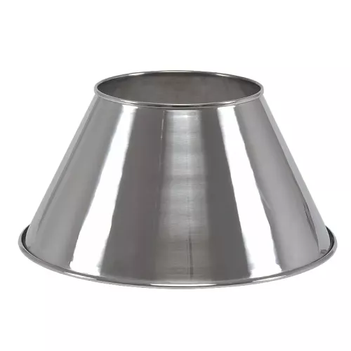 Lampenschirm 30x30x16cm silber