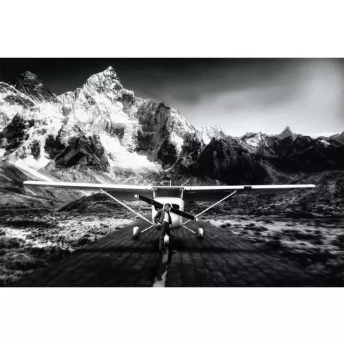 James Dean Flugzeug 100x150x2cm