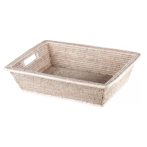 Payaa Rattan-Handtuchlaken 48 x 35 x 12 m, cremefarben (115186)