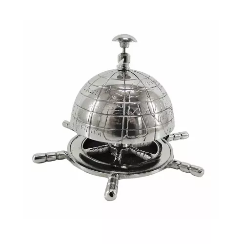 Globe Schreibtischglocke 18x18x12cm