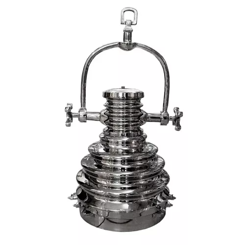 Deckenleuchte 46x36x82cm Studio-Look Silber