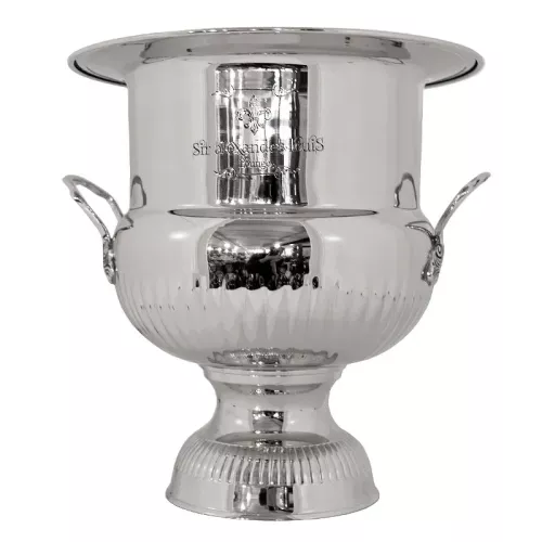 Weinkühler 35x35x37cm silber