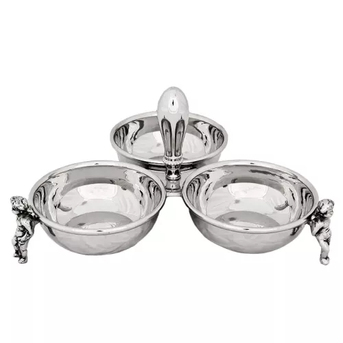 3 Schalen 22x22x11cm Engel