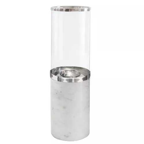 Stellar Hurricane Gracelyn 40x40x48cm Medium weißer Marmor